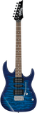 Ibanez GRX70QA Transparent Blue Burst